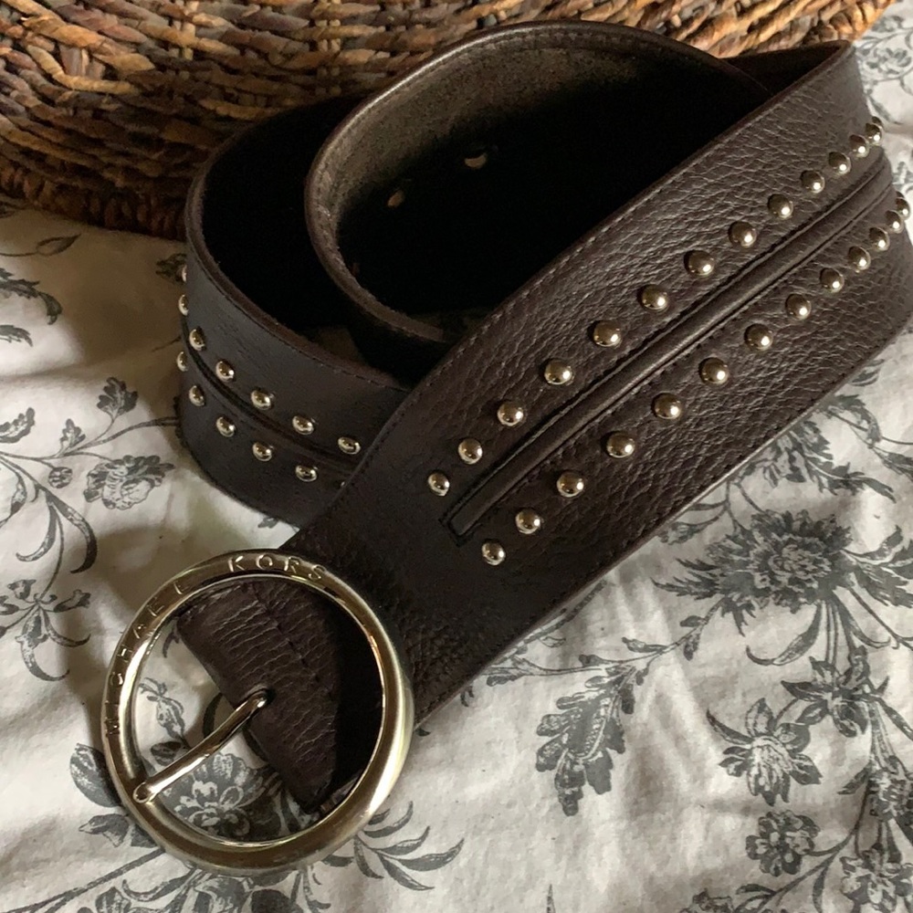 Michael Kors Leather Belt